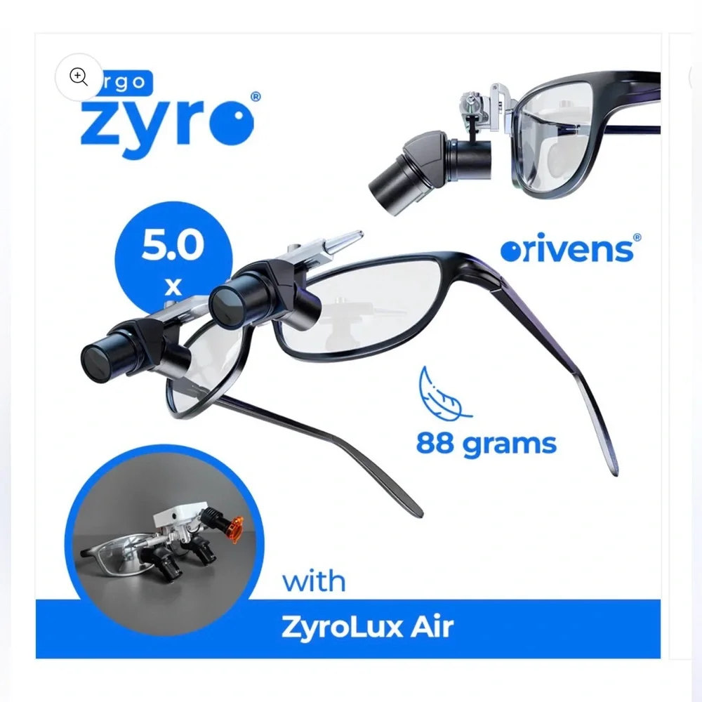 Orivens Ergo Zyro dental loupes 5.0x